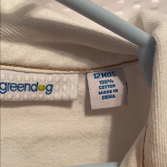 - GreenDog Demin Dress White Size 12m - Picture 4 of 4